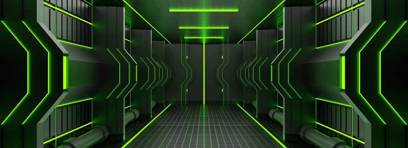 3D Rendering High Tech Tunnel